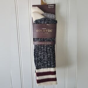 CLEARANCE! Lodge Goldtoe 2pk Socks Men's Sz 6-12.5